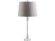 Surya Ellis Crystal Table Lamp in Silver
