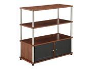 Convenience Concepts Designs2Go 34 3 Tier Highboy TV Stand in Cherry