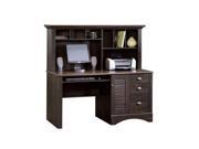 Sauder Harbor View Computer Desk with Hutch in Antiqued Paint