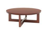 Regency Chloe Round Veneer Coffee Table in Cherry