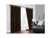 Commonwealth Weathermate 84 Tab Curtain Panel in Chocolate Set of 2