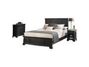 Home Styles Bedford Bed Set in Black