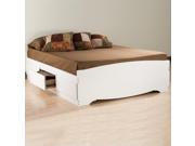 Prepac Monterey Queen 6 Piece Bedroom Set in White