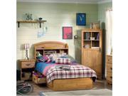 South Shore Prairie Twin Country Pine 3 Piece Kids Bedroom Set