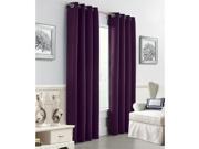 Commonwealth Thermalogic Darcy 95 Grommet Curtain Panel in Aubergine