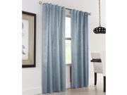 Commonwealth Domino 108 Rod Pocket and Tab Curtain Panel in Spa Blue