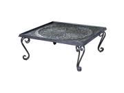 Uttermost Ottavio Charcoal Brown Coffee Table