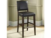 American Heritage Worthington Leather Bar Stool in Tobacco 30 Inch set of 2