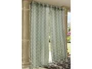 Commonwealth Wrought Iron 84 Grommet Curtain Panel in Green