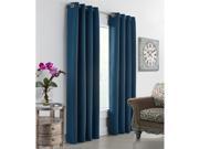 Commonwealth Thermalogic Darcy 84 Grommet Curtain Panel in DK Teal