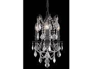 Elegant Lighting Rosalia 13 3 Light Elegant Crystal Chandelier