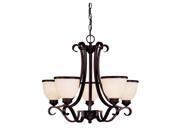 Savoy House Willoughby 5 Light Chandelier English Bronze 1 5775 5 13