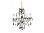 Elegant Lighting Alexandria 24 6 Light Elegant Crystal Chandelier