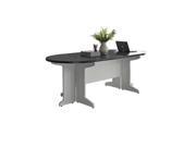 Altra Furniture Pursuit Small Conference Table in White and Gray