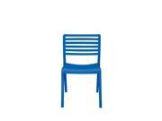 Source Outdoor Savannah Patio Side Chair in Blue