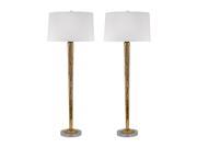 Lamp Works Mercury Glass Candlestick Lamp In Gold LED