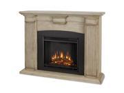 Real Flame Adelaide Indoor Electric Fireplace in Dry Brush White