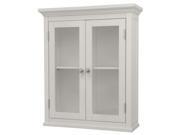 Elegant Home Fashions Madison 2 Door Wall Cabinet in White