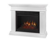 Real Flame Kennedy Electric Grand Fireplace in White