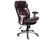 Serta Back in Motion Office Chair in Chocolate Bonded Leather