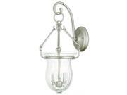Livex Andover Wall Sconce in Brushed Nickel