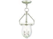 Livex Andover Pendant in Polished Nickel