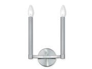 Livex Alpine Wall Sconce in Brushed Nickel