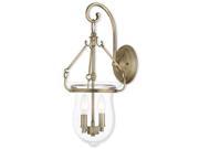 Livex Canterbury Wall Sconce in Antique Brass