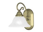 Livex Lighting Coronado Bath Light in Antique Brass 6101 01