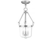 Livex Winchester Pendant in Brushed Nickel