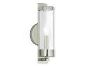 Livex Castleton Wall Sconce in Polished Nickel