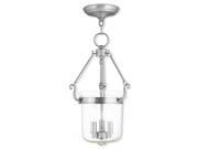 Livex Winchester Pendant in Brushed Nickel