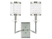 Livex Grammercy Wall Sconce in Brushed Nickel