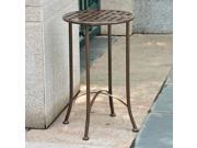 International Caravan Mandalay Iron 15 Matte Brown Patio Table