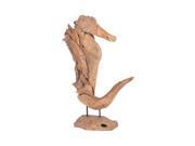 Sterling Whinny Statuette in Natural Teak