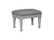 Ashley Coralayne Upholstered Stool in Silver