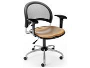 OFM Moon Swivel Office Chair with Arms in Shoya