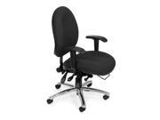 OFM 24 Hour Big and Tall Computer Task Office Chair in Black