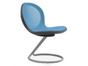 OFM Net Circular Base Office Chair in Skyblue set of 2