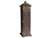 Oriental Furniture 32 Pagoda CD DVD Stand in Rosewood