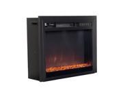 Sonax CorLiving Electric Fireplace Insert in Black