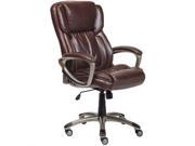 Serta Executive Office Chair in Brown Bonded Leather