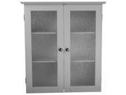 Elegant Home Fashions Connor 2 Door Wall Cabinet in White