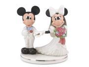 Lenox Mickey and Minnie Cake Topper Figurine with Gold Accents