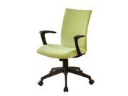 Furniture of America Nola Adjustable Office Chair in Green