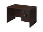 Bush BBF Series C Elite 48W x 30D Computer Desk Shell in Mocha Cherry