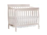Dream On Me Aden 4 in 1 Convertible Mini Crib in White