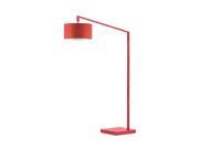 NOVA Lighting Stretch Chairside Floor Lamp in Red