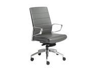 Eurostyle Gotan Low Back Office Chair in Gray
