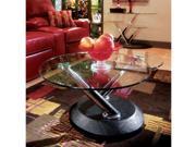 Magnussen Modesto 3 Piece Metal Accent Table Set in Synthetic Black